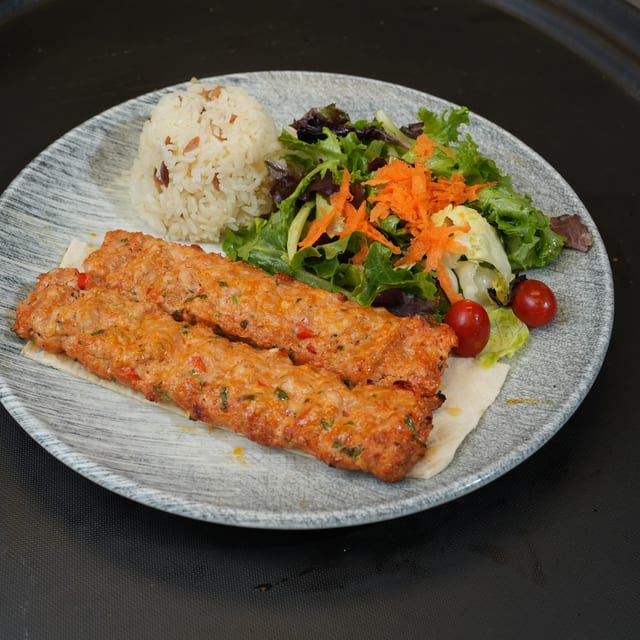 Chicken Adana Skewer.