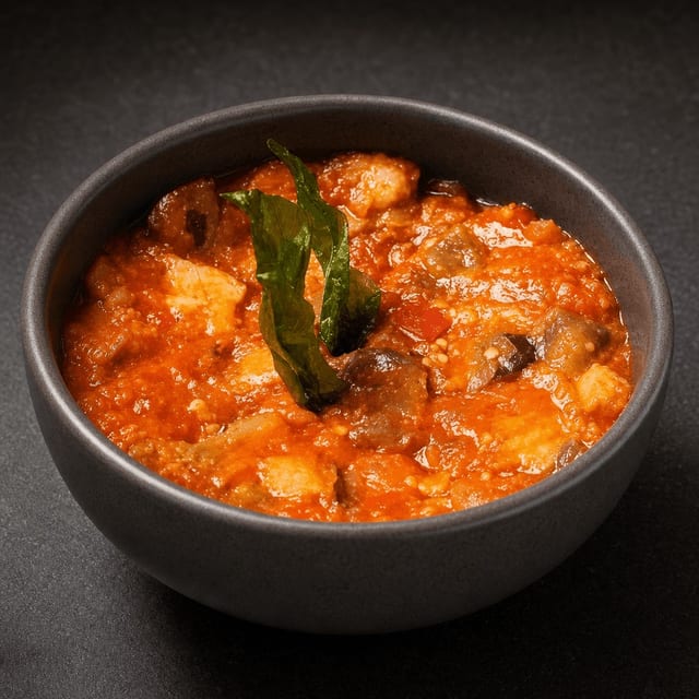Eggplant in Tomato.