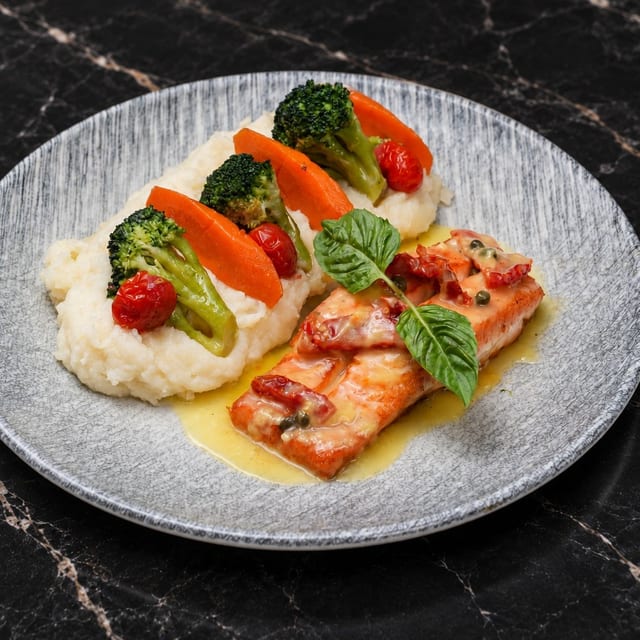 Salmon Scaloppine.