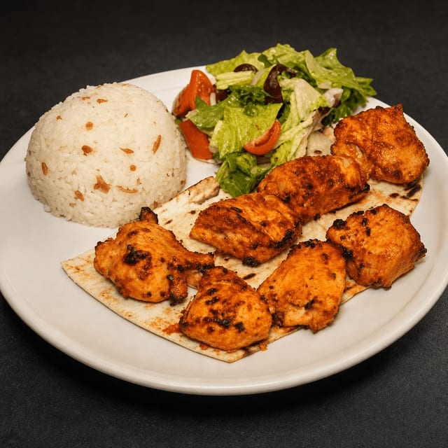 Herb-Marinated Chicken Shish.