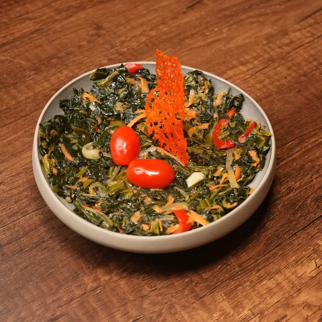 Sautéed Spinach.