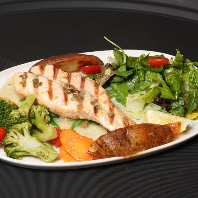 Grilled Salmon Fillet.